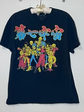 Dragon Ball Z Super Character T-shirt Universe 7 Toei Animation Size Large